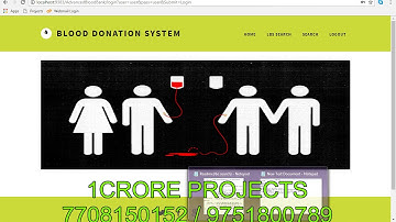 Location Tracking Of Blood Bank And Donor In Java-1Crore Projects
