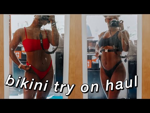 bikini try on haul ft. ESCAPE SWIMWEAR | Laniya Smith