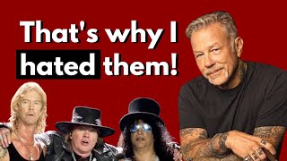 James Hetfield REVEALED the REASON he HATED touring with Guns N' Roses Resimi