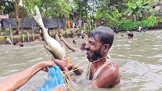 ৬৫ হাজার টাকার পুকুরে সব দানবাকৃতির মাছ ধরা🐟Unbelievable Biggest fishing #viral #fishing #india screenshot 1