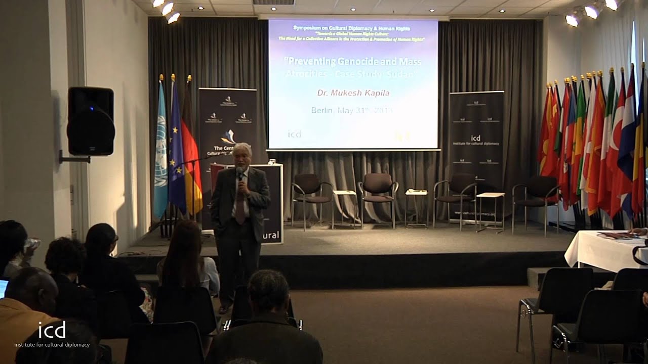 Mukesh Kapila, Special Representative, Aegis Trust