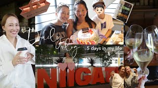 【5日間vlog】よく動きよく食べた大充実な5日間!家族・友達と過ごしてリフレッシュ🌿爆買い/国内旅行/カフェ巡り/コーデ🍷✈️|左近鈴乃 / Sakon Suzuno