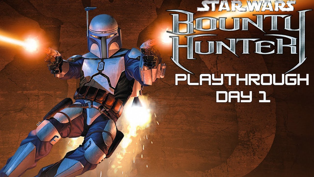 My first Time playing...Star Wars: Bounty Hunter! Playthrough day 1!