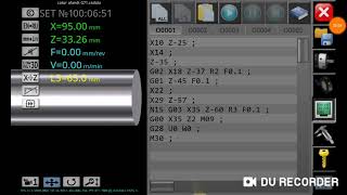 tutorial CNC Simulator G71 (roughing)