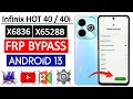 Infinix Hot 40 | Hot 40i Frp Bypass (New Solution 2026) Without PC | Fix - Settings Not Open