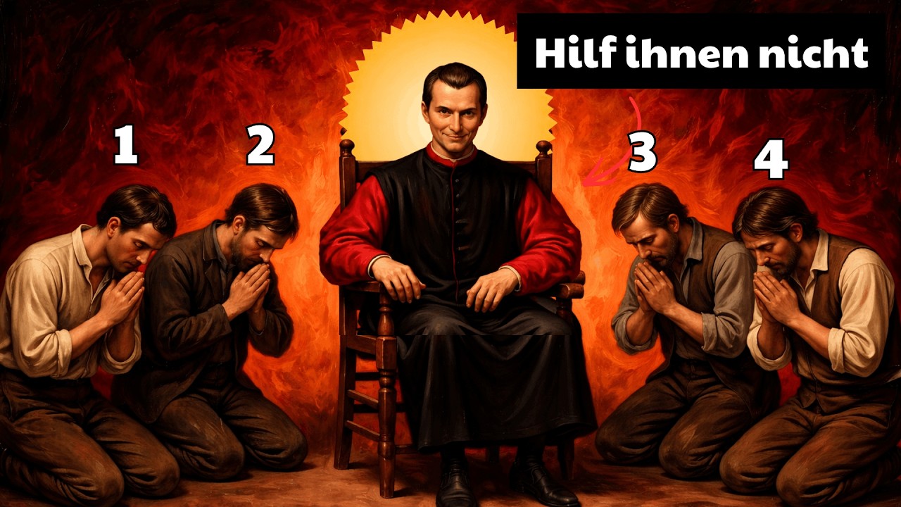 Rette diese 4 Arten von Menschen niemals – Machiavellis gnadenlose Lektion über menschliche Güte