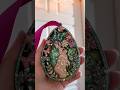 Hand-Painted Wooden Multi-layered Easter Egg Ornament 🐇#art #ornament #easteregg #easter