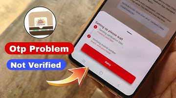 Adhar app login problem | Unable to send SMS | Mobile Verification failed | Setting up please wait 
