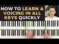 The Quickest Way to Learn a Voicing In All Keys