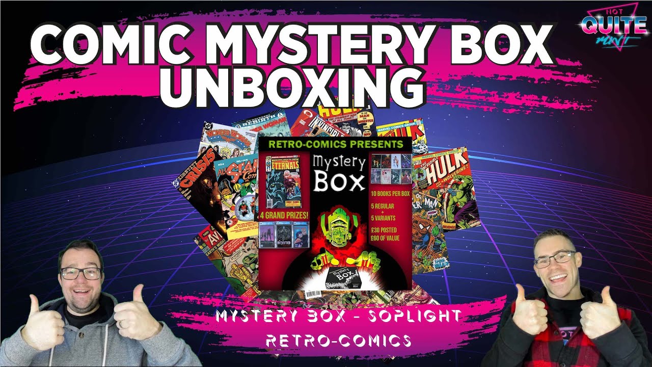 COMIC MYSTERY BOX UNBOXING RETRO COMICS AUGUST 2020