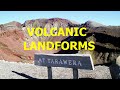 What types of Landforms are made by Volcanic Eruptions?