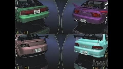 Import Tuner Challenge Xbox 360 Gameplay - Customization