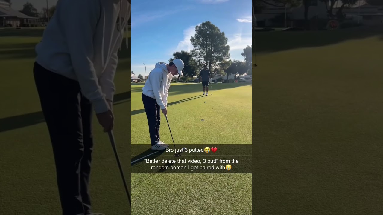 Haha, bro was really nice & cool though!🙏 #Golf #funny