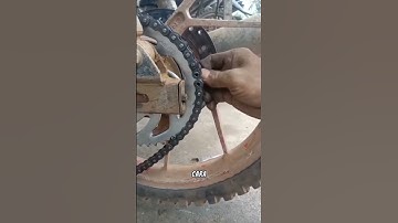 Tutorial cara potong rantai motor secara manual #otomotif