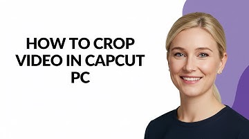How to Crop Video In Capcut Pc - Julia