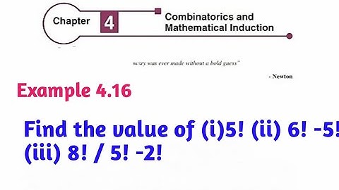 Class 11 Chapter 4 Combinatorics and Mathematical Induction Example 4.16