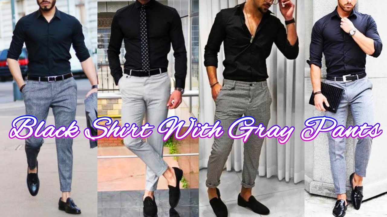 7+ Best Black Shirt Combination Pants Ideas for Men - Beyoung Blog