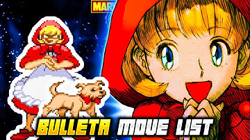 B.B. HOOD / BULLETA MOVE LIST - Marvel vs. Capcom 2: New Age of Heroes (MvC2)