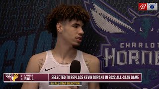 LaMelo Ball reacts to becoming fourth-youngest All-Star in NBA history