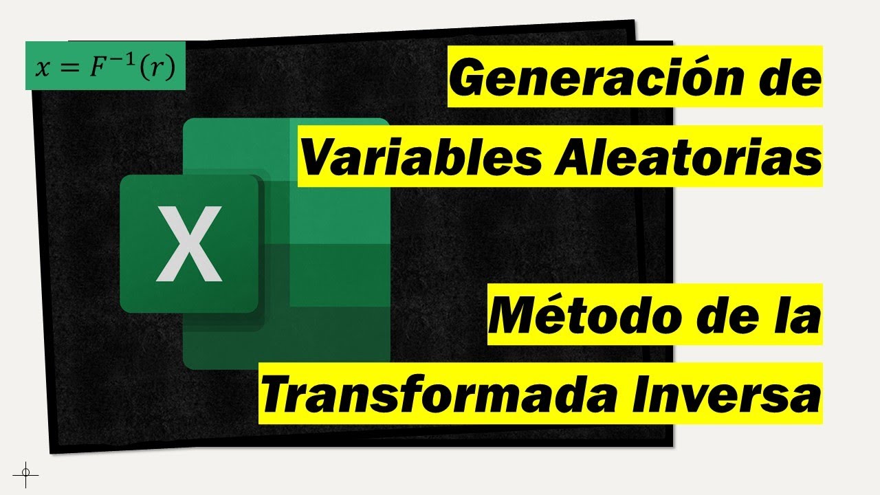 V Inversa Generación de V.A.: Transformada Inversa - YouTube