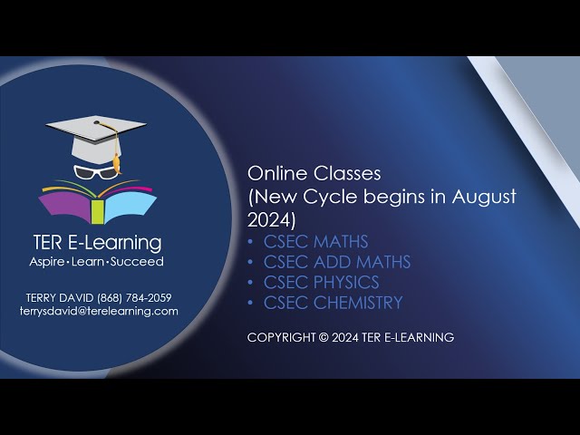 CSEC Maths - Paper 1 Preparation 2024 class=