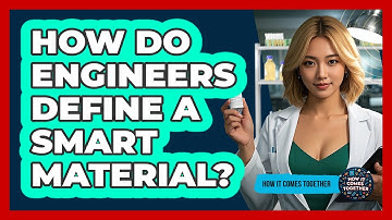 How Do Engineers Define A Smart Material? - How It Comes Together