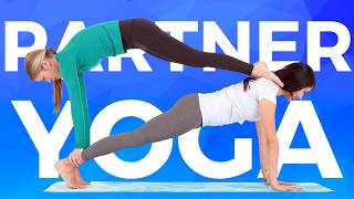 10 minute Partner Yoga Poses for 2  | Fun Challenge Yoga for Couples & Friends