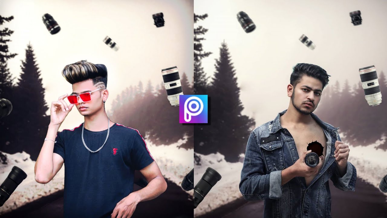 Camera Lens Concept Photo Editing | Picsart Manipulation Tutorial Step by Step