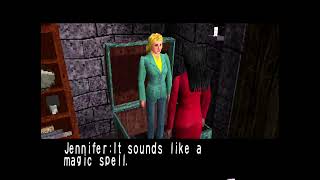 Clock Tower Jennifer Finds and Saves Helen and reveals the Magic Spell to Kill Scissorman
