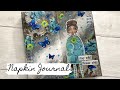 Napkin Art Journal with Art by Marlene 😊💕