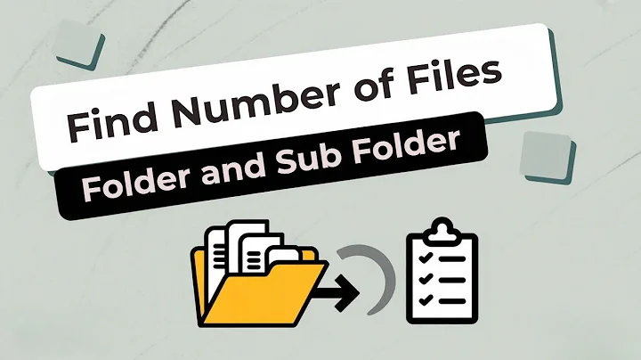 Find Number of Files in Folder and Sub Folders in Linux? [GUIDE]