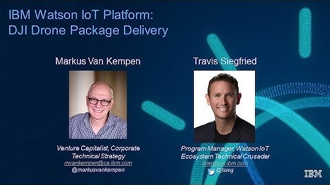 Watson IoT DJI Drone Package Delivery