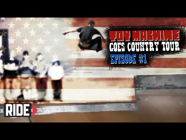 Leo Romero, Daniel Lutheran, Collin Provost, and More!- Toy Machine Goes Country Tour Episode 1