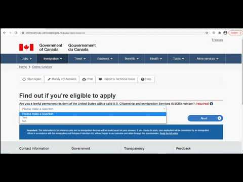 Canada tourist visa application - GCkey account create and online application filling