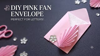 DIY Paper Envelope with Leaf Design