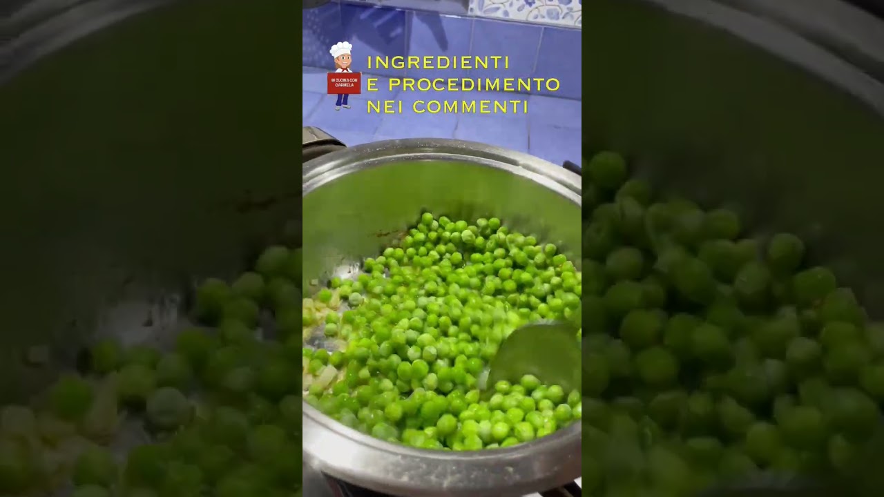 Ricetta piselli con cipolla | contorno pronto in 15 minuti 
