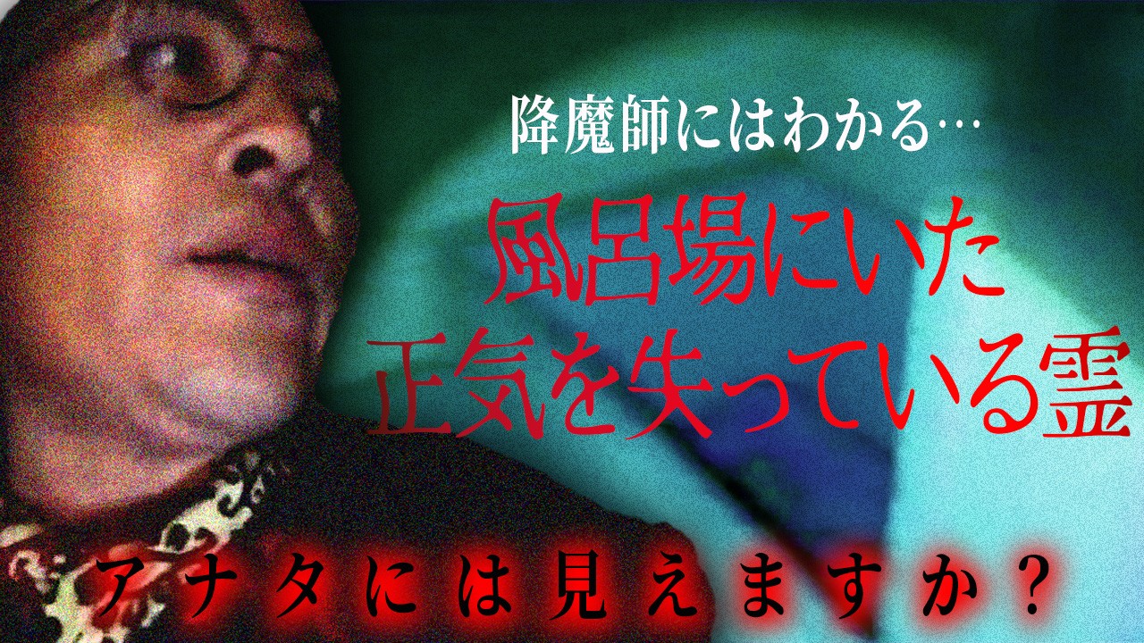 【アナタに見える？】木に霊の顔が？風呂場には正気を失ってる霊が？何体の霊がいた？…アナタはわかりますか？