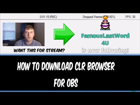 clr browser source plugin for obs studio webpage