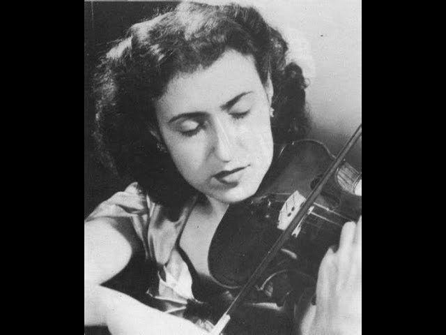 Ida Haendel - Paganini : Caprice No.24, Moses-Fantasie (1954