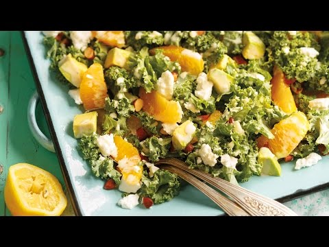 Citrus Kale & Avocado Salad | 2015 Milk Calendar