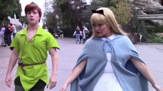 Peter Pan drops his grass! // Disneyland