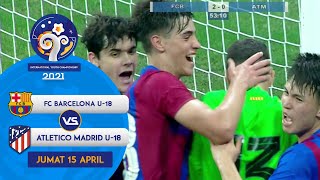 GAGAL PENALTI! FC BARCELONA U-18 VS ATLETICO DE MADRID U-18 (2-0)  INTERTNATIONAL YOUTH CHAMPIONSHIP screenshot 4