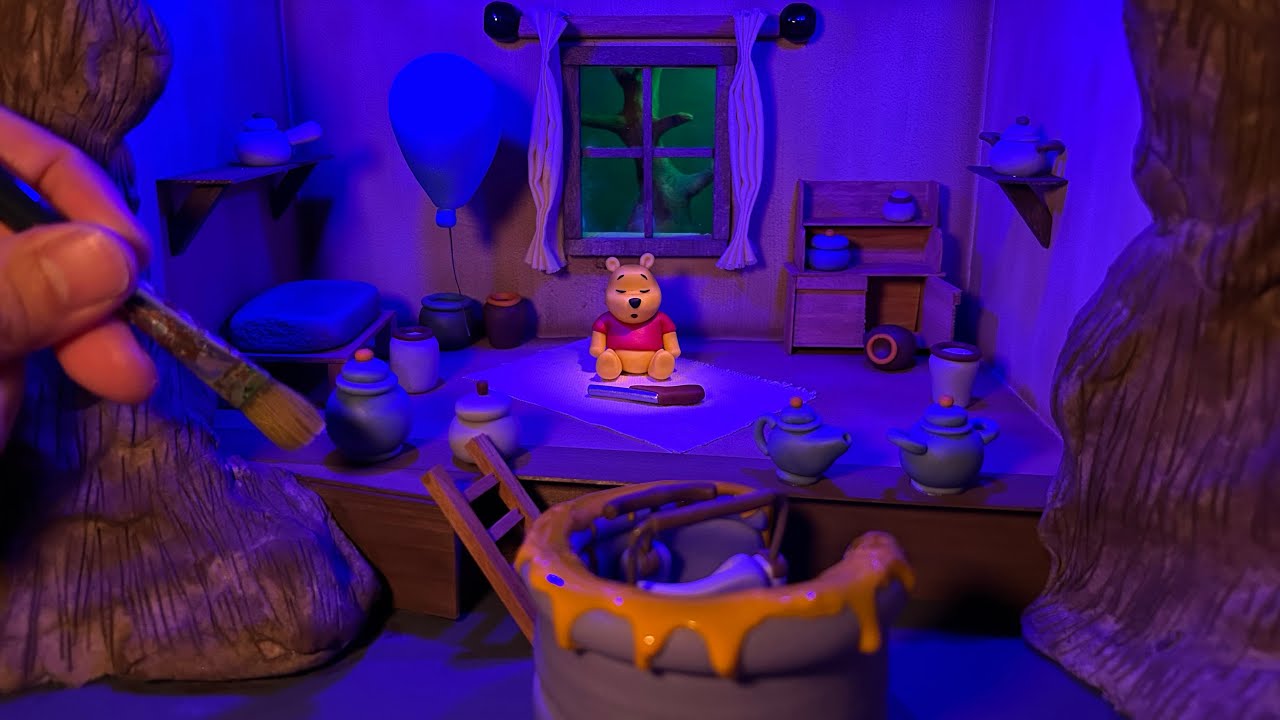 DIY】プーさんのハニーハント作ってみた〜I made Winnie the Pooh's