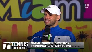 Grigor Dimitrov Advances to 3rd Masters 1000 Final | Miami Semifinal