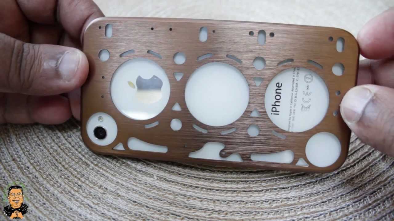 Gasket Brushed Aluminium Case for iPhone 4/4S from idAmerica