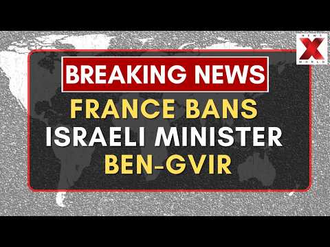 Video Gaza Flotilla Controversy Triggers French Travel Ban On Israeli Minister Ben-Gvir | NewsX World