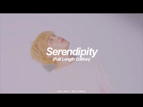 Serendipity (Full Length Edition) | BTS (방탄소년단) English Lyrics