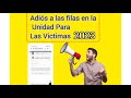Agende su cita desde su casa.🏡a través de tu Android. Unidad de Víctimas.