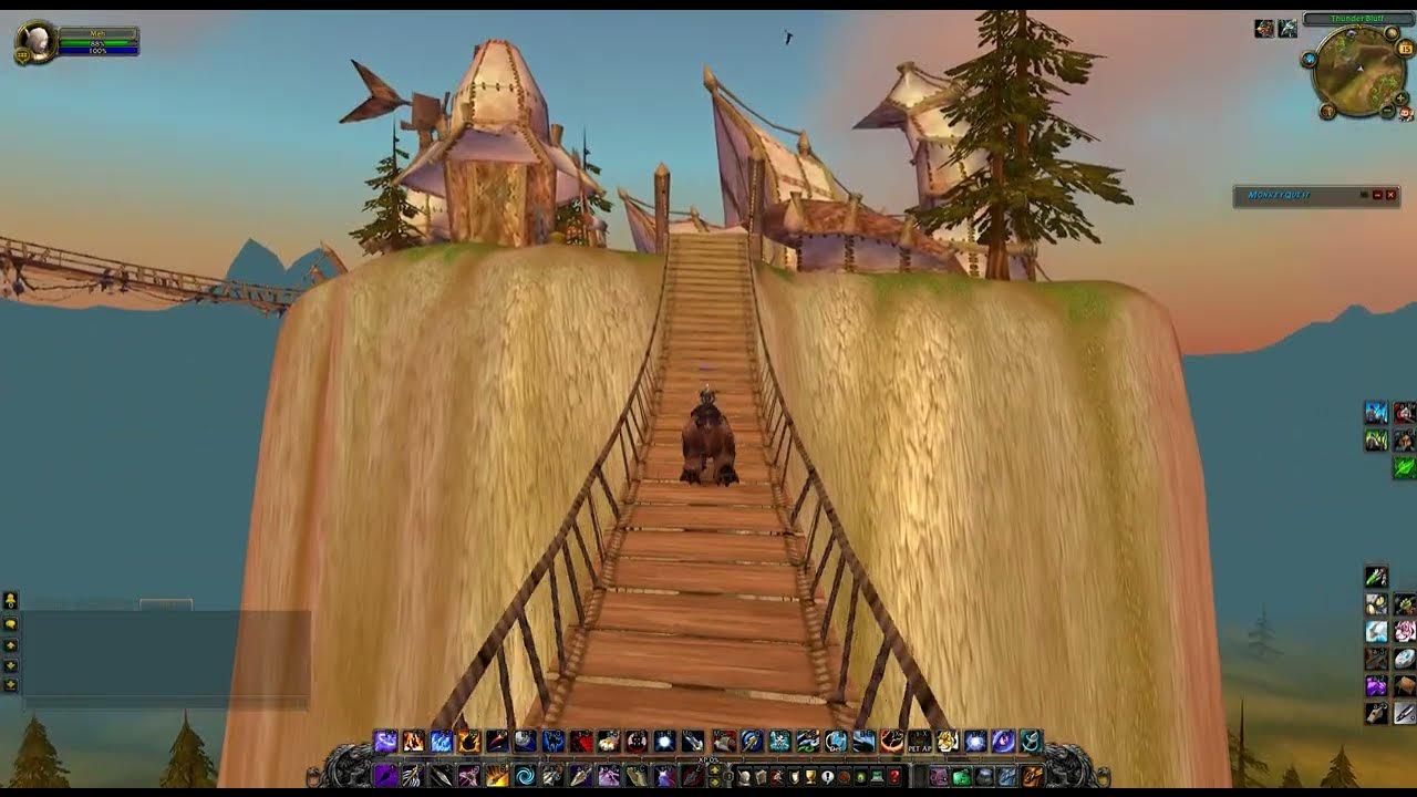 Thunder Bluff Training Dummys Location, WoW Wotlk YouTube