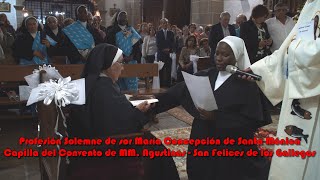 Profesión Solemne de sor María Concepción de Santa Mónica